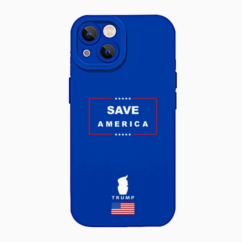NEW Blue Save America iPhone 13 Trump Case